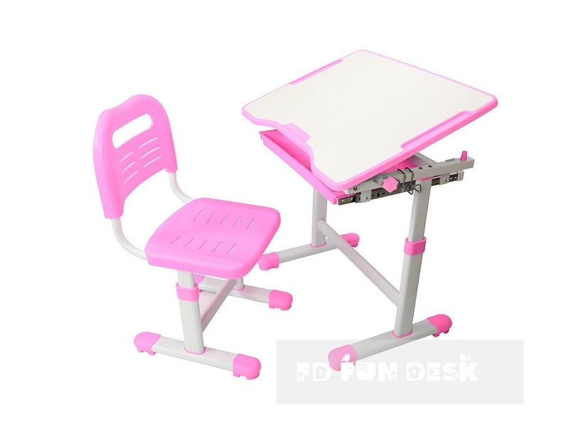 Комплект парта + стул трансформеры Sole Pink