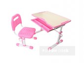Комплект парта + стул трансформеры Vivo Pink
