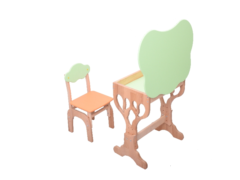 Юлианна Детский набор “Дубок” растишка, стол+ стульчик с пеналом(оранжевый)