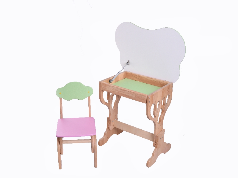 Юлианна Детский набор “Дубок” растишка, стол+ стульчик с пеналом(розовый)