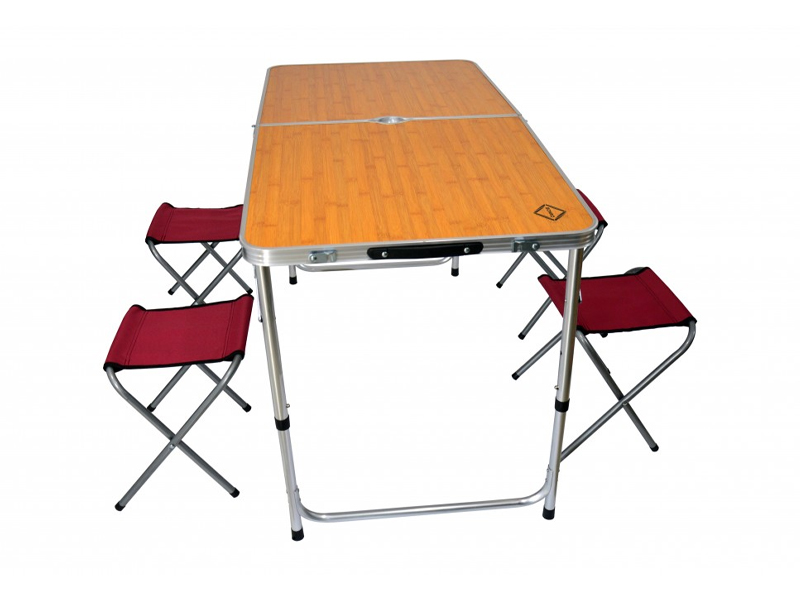 Siker Раскладной стол для пикника со стульями модель D