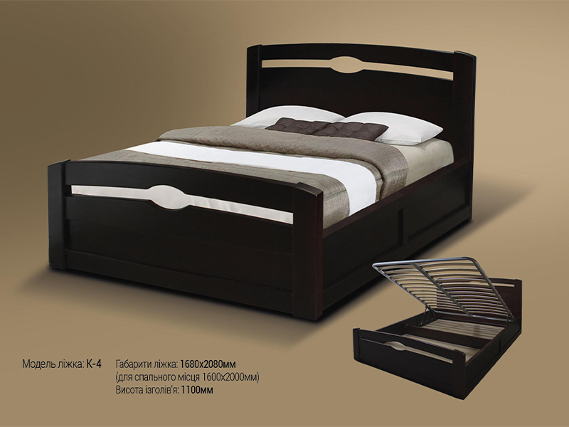 Mega Мебли Кровать К-4 с подъемным механизмом