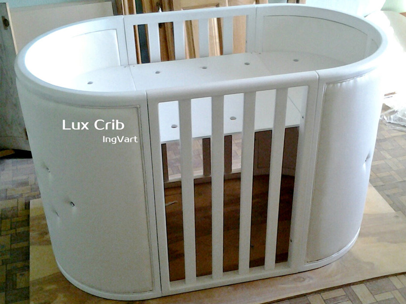 IngVart Кроватка LUX CRIB (без полозьев для укачивания)