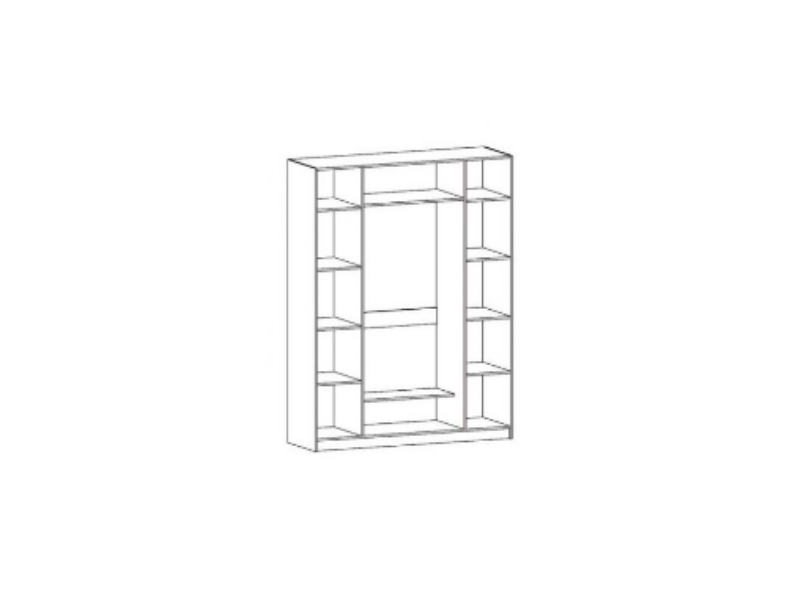 Мебель-Сервис(К) Шкаф 4Д Барокко