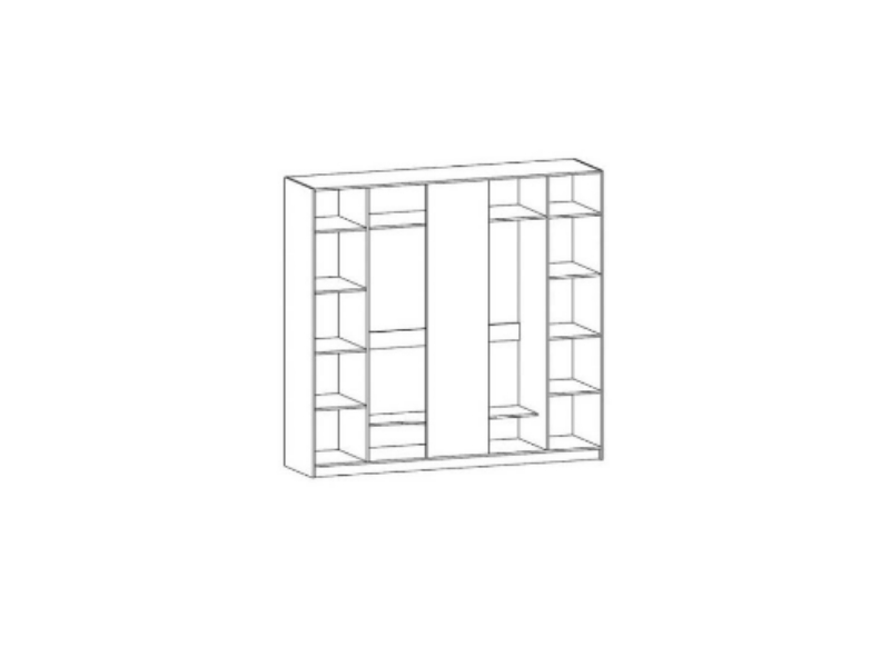 Мебель-Сервис(К) Шкаф 5Д Барокко