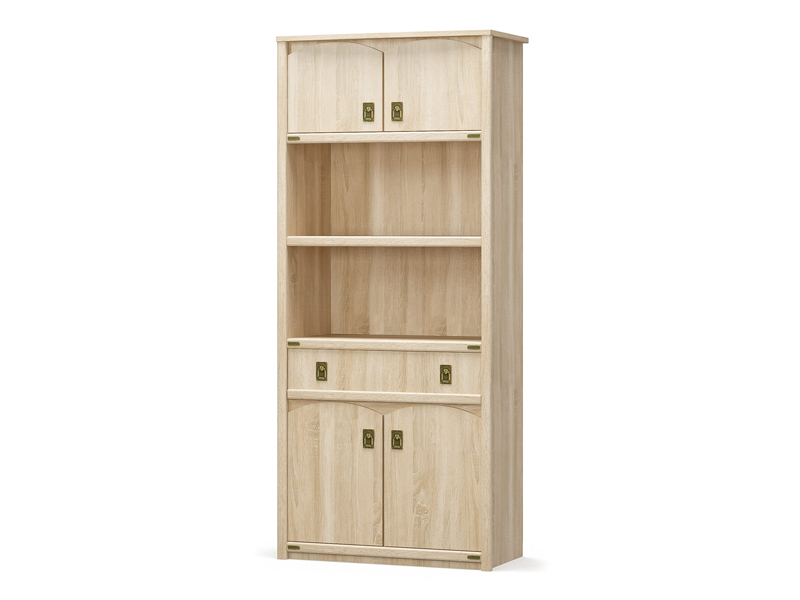 Мебель-Сервис(К) Книжный шкаф 4Д+1Ш Валенсия
