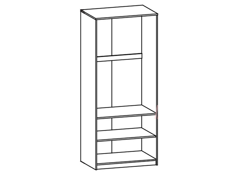 Мебель-Сервис(К) Шкаф 4Д Типс