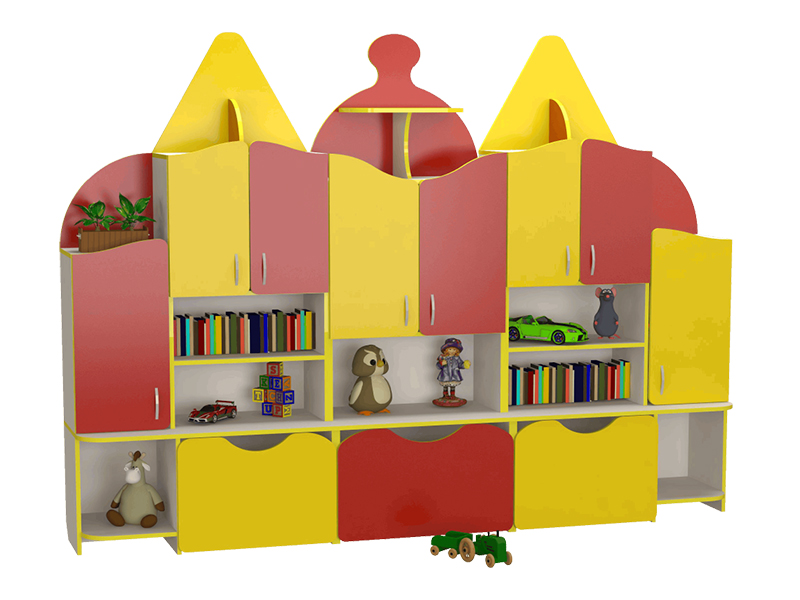 Дизайн-Сервис Стенка детская для игрушек "Домик 2"