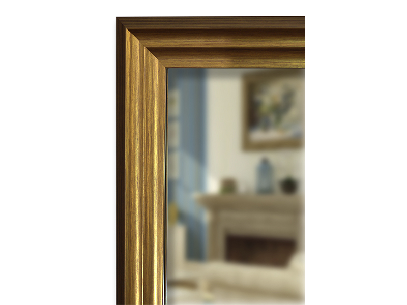 Art-Com Зеркало напольное в золотой раме Wave Gold