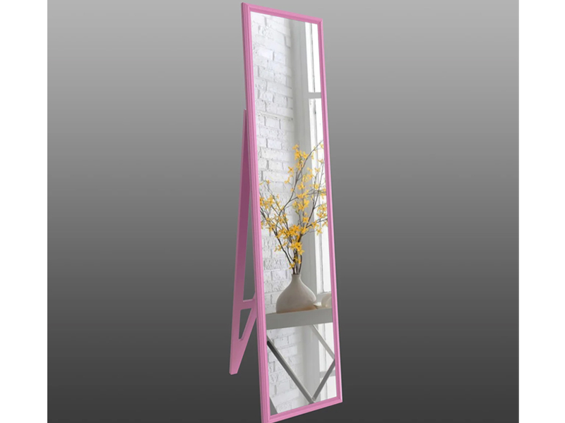 Art-Com Напольное зеркало в розовом цвете 1650х400 мм.