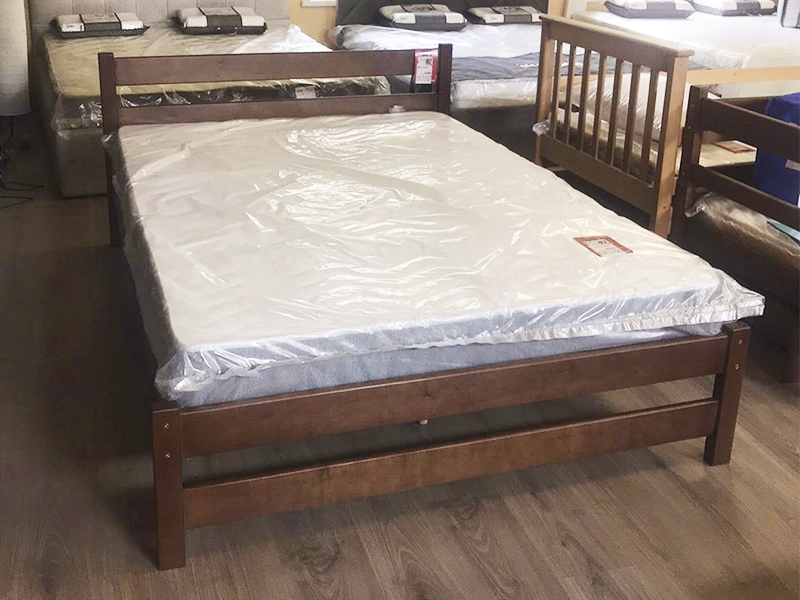 Кровать Лофт + беспружинный матрас 160х200 Slim Roll