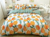 Комплект постельного белья Оранжевые тюльпаны