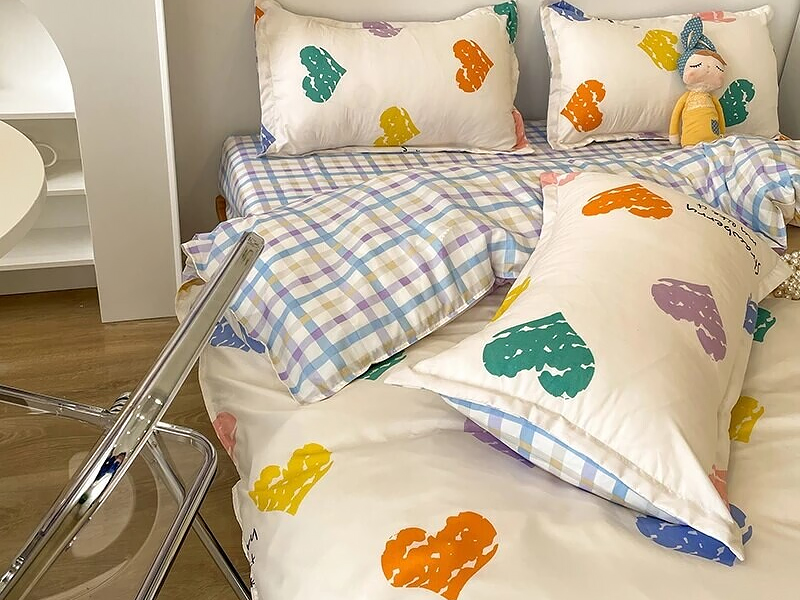 Berni Комплект постельного белья Multicolored hearts