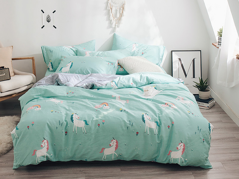 Berni Комплект постельного белья White unicorns