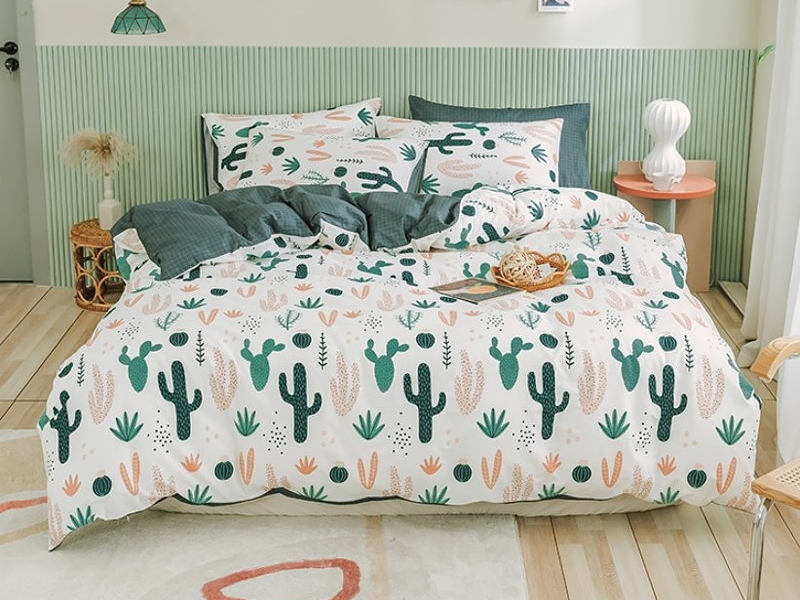 Berni Комплект постельного белья Green cacti