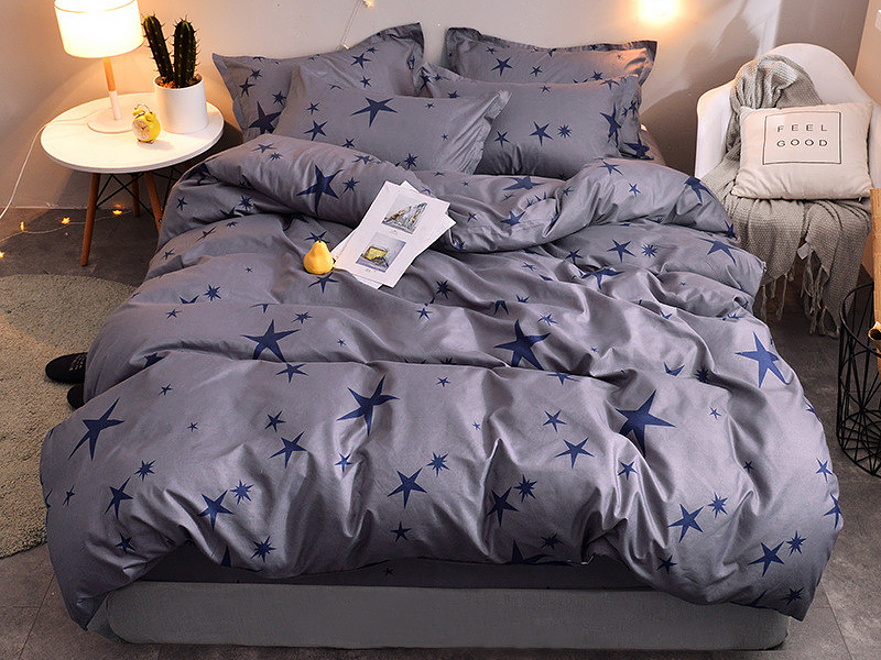 Berni Комплект постельного белья Синие звезды