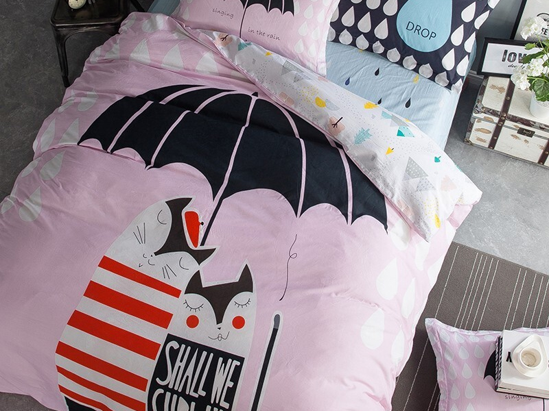 Berni Комплект постельного белья Парочка под зонтом
