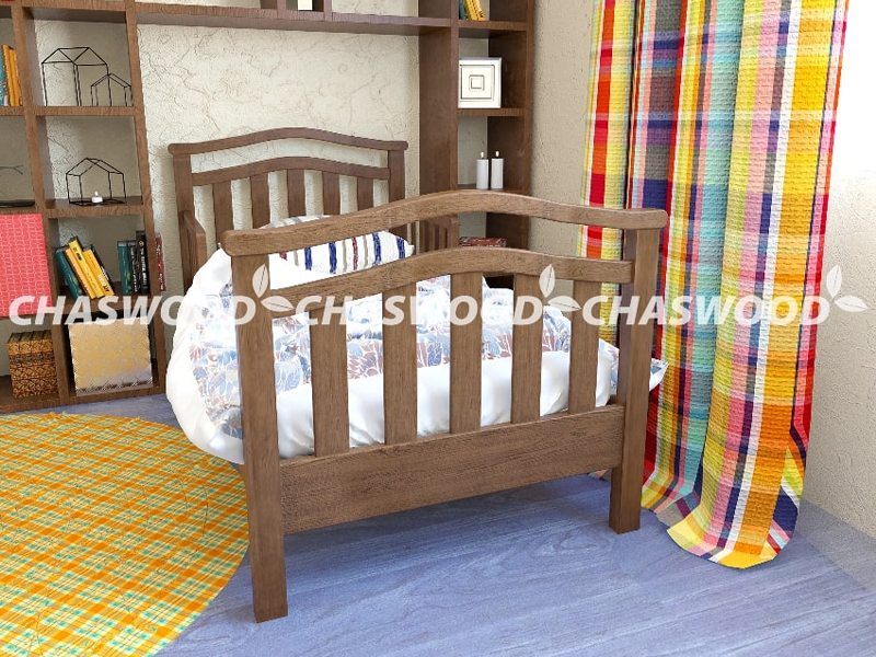 JustWood Кровать детская Волна