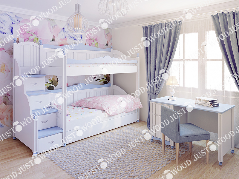 JustWood Кровать детская двухъярусная Алиса