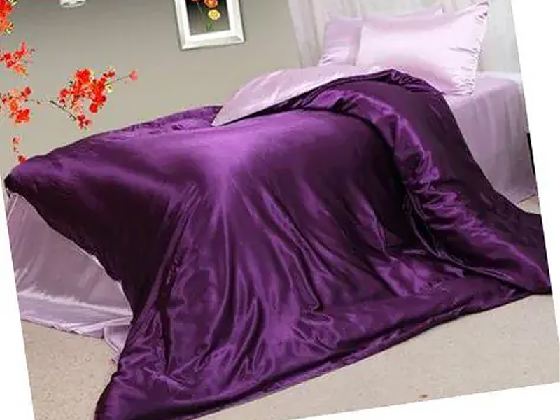 Moka Textile Комплект постельного белья Атлас Фиолетово-розовый