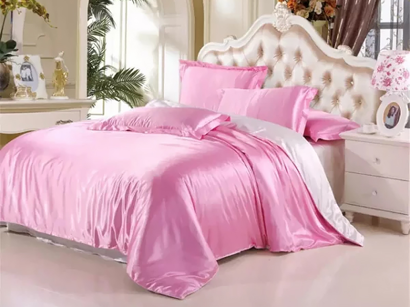 Moka Textile Комплект постельного белья Атлас Розово-жемчужный