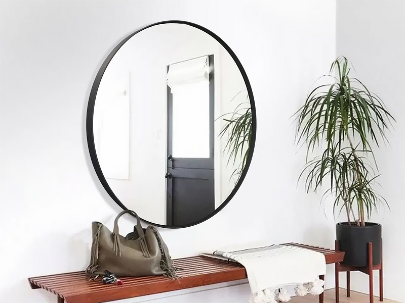 Art-Com Зеркало круглое в металлической раме 100 см МР-3