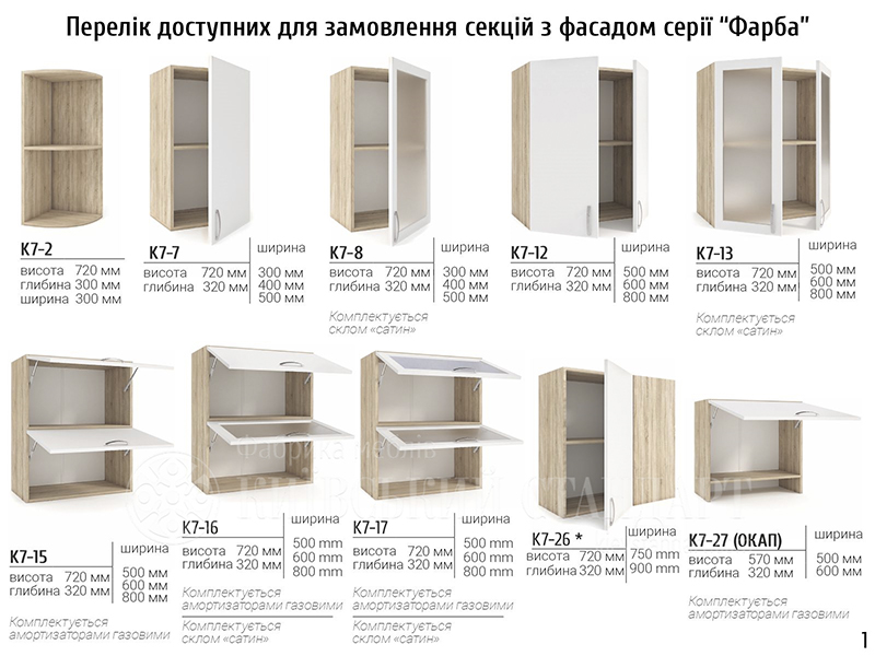 Фабрика мебели Киевский Стандарт Кухня Эмма софт 2.6 м
