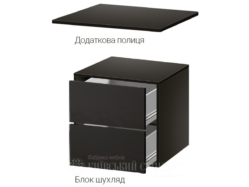 Фабрика мебели Киевский Стандарт Шкаф-купе 2-х дверный Уни 1200 мм