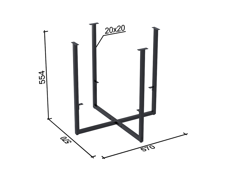 Loft design Журнальный столик D-60