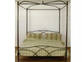 Металлическая кровать с балдахином Бруно
