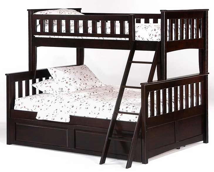 Двухъярусная кровать Жасмин + матрасы 90/140х200 (Sleep&Fly Organic Epsilon) + 2 подушки в подарок*