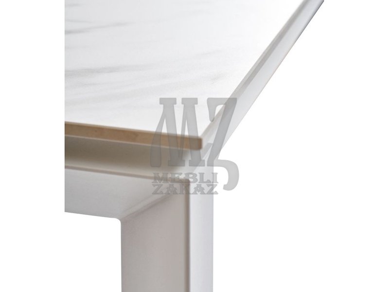Concepto Стол керамический BRIGHT WHITE MARBLE