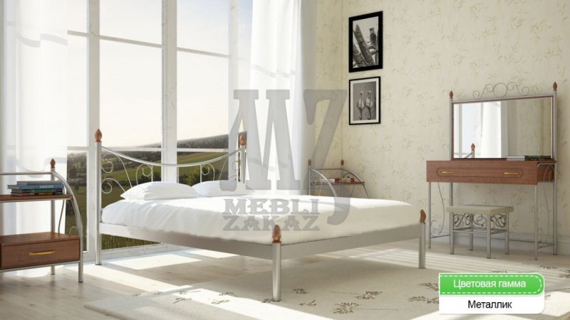 Фабрика Металл-Дизайн Кровать Калипсо-2